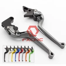 Long 3D Camber Rhombus Clutch Brake Levers For YAMAHA  FJR 1300  XJ6 DIVERSION
