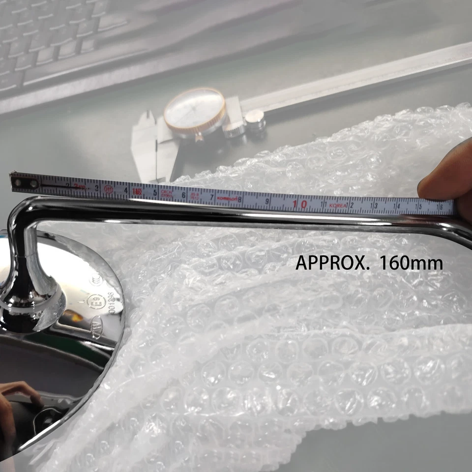 Pair Vintage Mirrors Set for Honda CB350 CB650 CX500 XL125S XL250S 88110-028-000 — 第 3/4 张图片