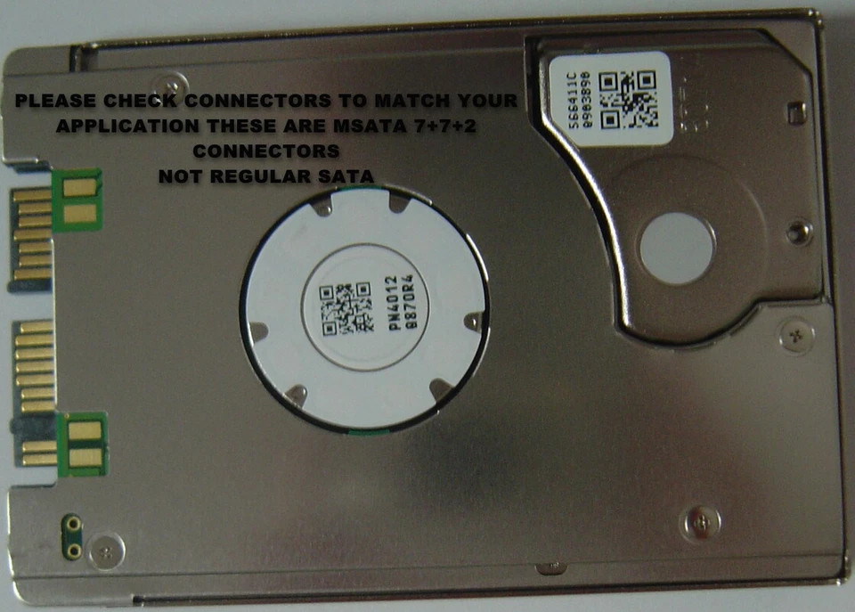 New 120GB 1.8" uSATA Hard Drive Samsung HS122JF DELL 0X036C USA SELLER NOS - Image 2 of 2