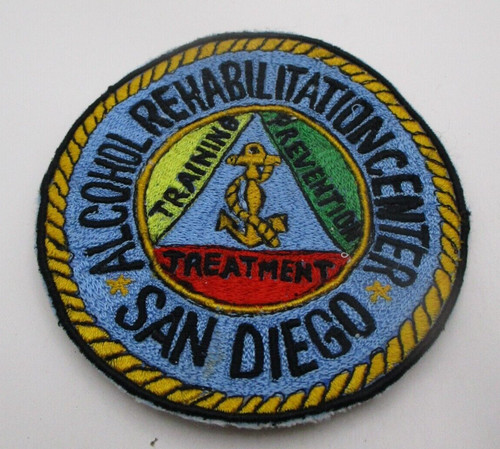 San Diego California Alcohol Rehabilitation Center Patch