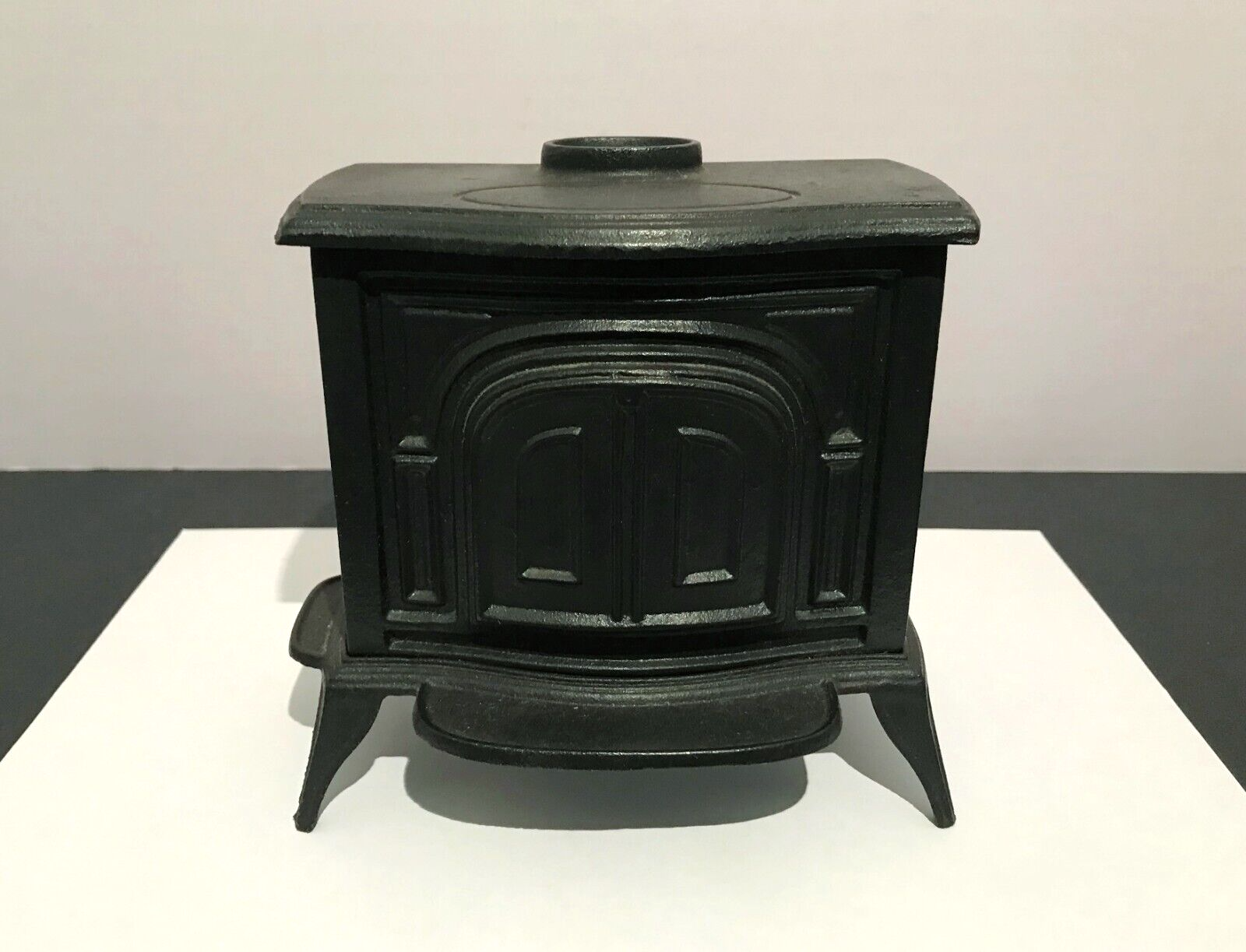 Vintage Promotional Cast-Iron Still Bank - Vermont Castings Wood Stove Bank  | eBay