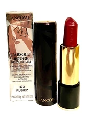 Lancome L' Absolu Rouge Lipstick  Ruby Cream  473 Rubiez  NIB