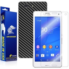 ArmorSuit MilitaryShield Sony Xperia Z3 Screen Protector Black Carbon Fiber