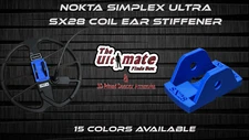 Nokta Simplex Ultra SX28 Coil Ear Stiffener 100% Infilled