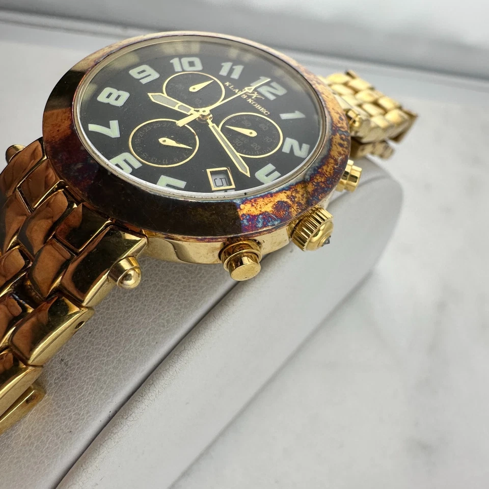 Reloj cronógrafo de cuarzo suizo para hombre Klaus-Kobec KKG2009G - tiene batería nueva Foto 4 de 4
