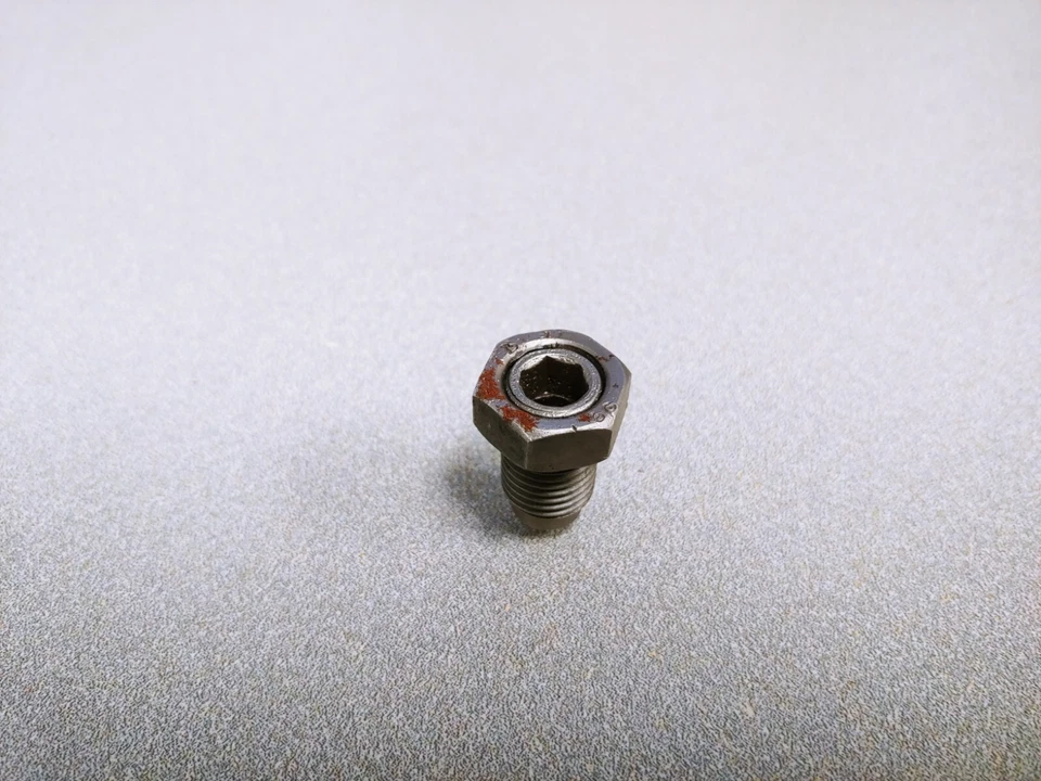 BONITO TORNILLO DE BARRA DE TORSIÓN DELANTERA USADO ORIGINAL PORSCHE 356A 356B 356C CON TUERCA Foto 3 de 4