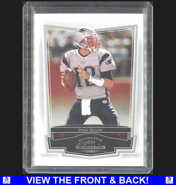Tom Brady 2008 Donruss Classics Playoff Base New England Patriots 58