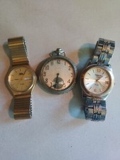 Vintage Elgin Pocket Watch For Repair Mens Tissot & 15 Years Watch Untested