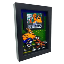 ToeJam and Earl Sega Genesis Retro Video Game 3D Pop Art 16 Bit Print Cartridge
