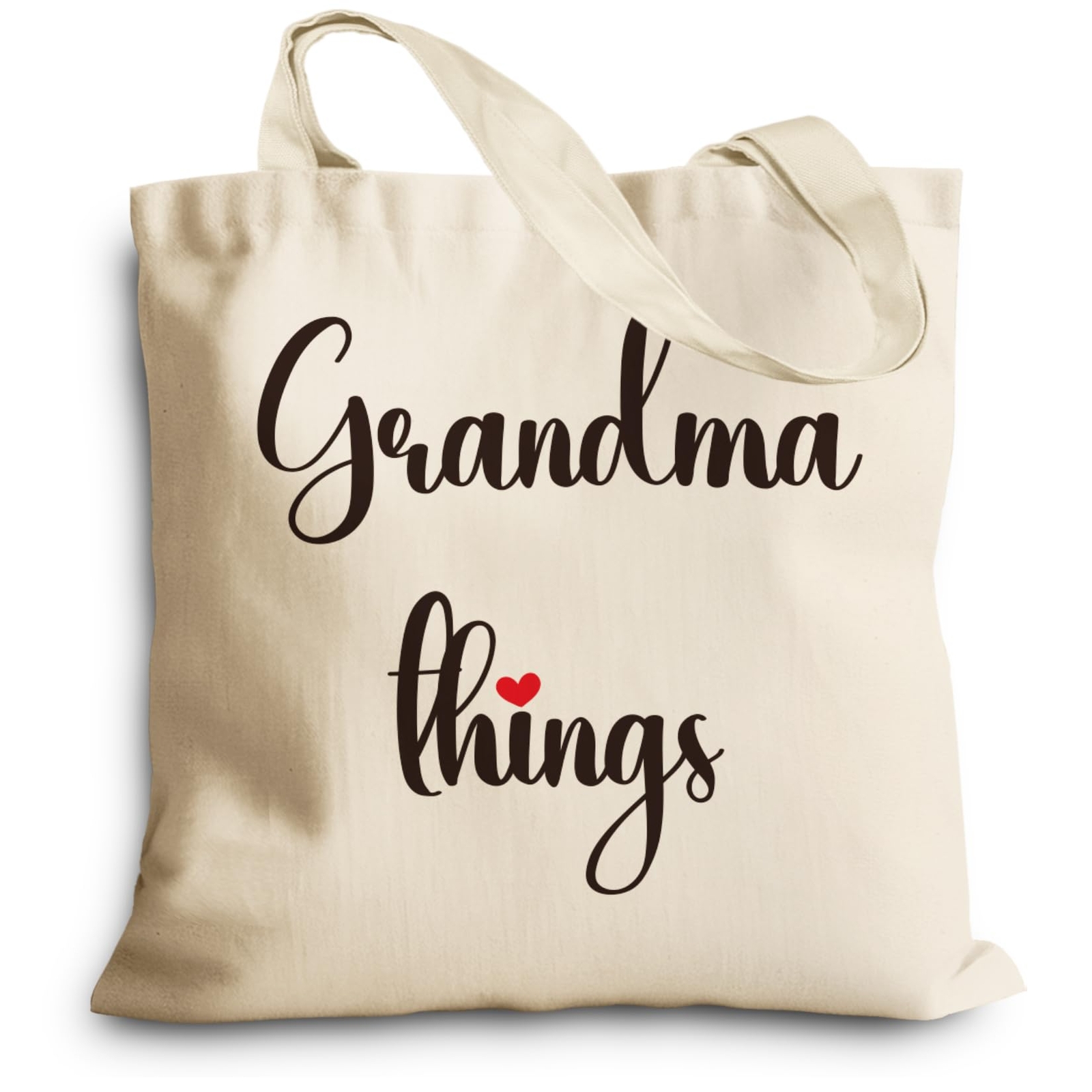 Personalized Tote Bag for Grandma - Casual Reusable Grocery Shopping Bag-image