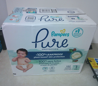 Pampers Pure Protection Size 1 Diapers -132 Pieces