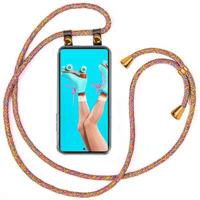 Belzsxy Case For Xiaomi Redmi Note 14 5G With Rope, Transparent Silicone Case Hang Necklace Neck Strap Chain Lanyard For Xiaomi Redmi Note 14 5G - View #4