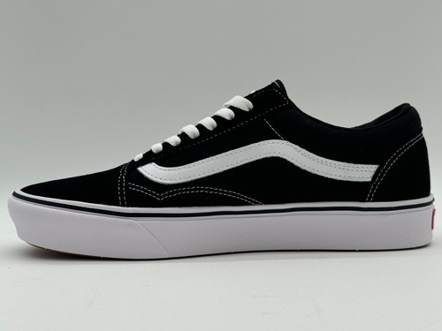 New VANS OLD SKOOL Men SZ 8.5 UNISEX Women SZ 10 IN BLACK true WHITE Comfycush - Picture 4 of 9