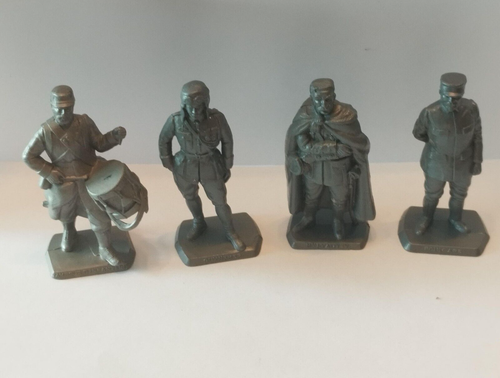 ANCIEN SOLDAT FIGURINE Prime Cafe Mokarex Moulee En Metal General