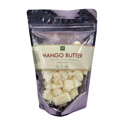 Raw Mango Butter 1 LB. BAG - 100% Pure Unrefined Organic Hair Body Skin GRADE A