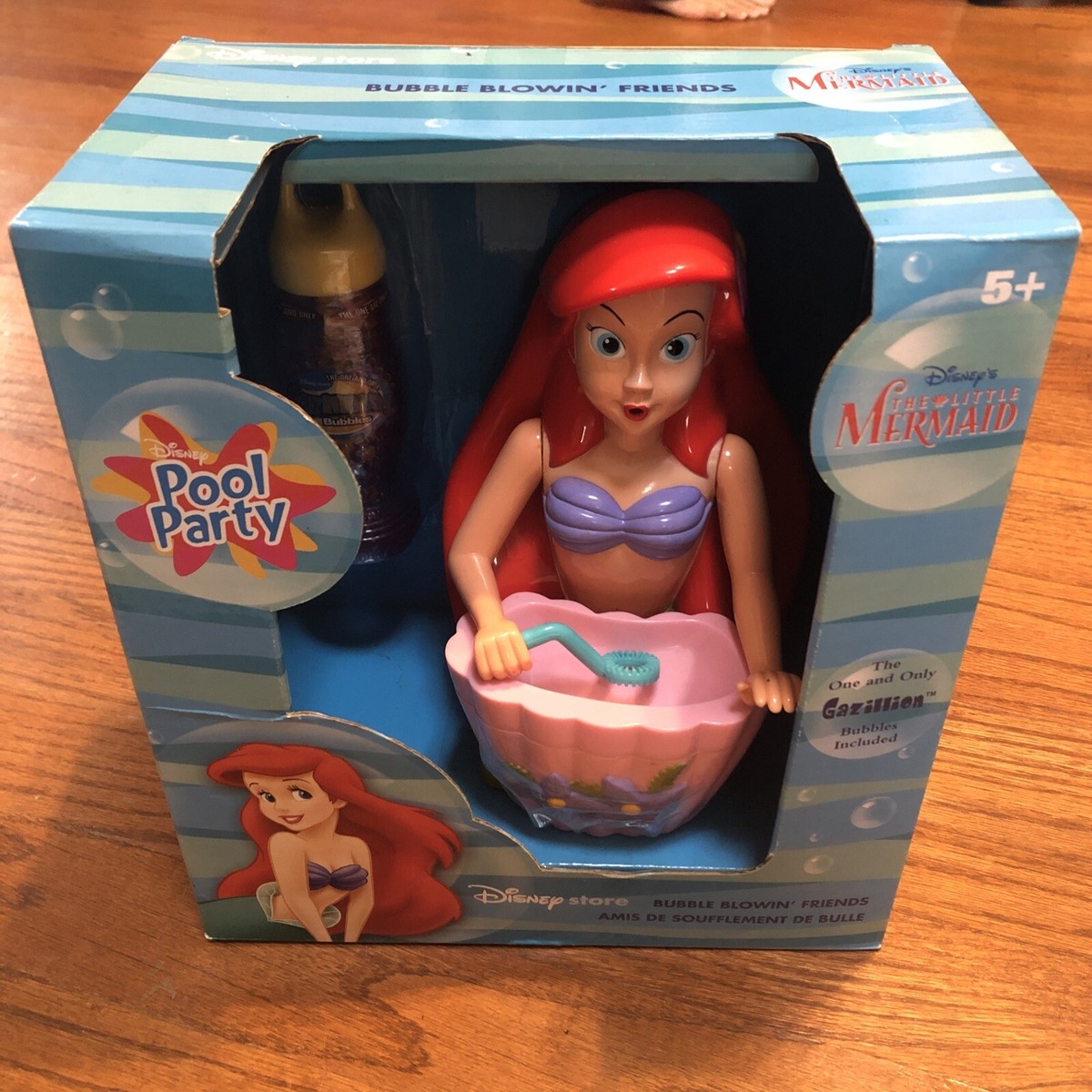 Disney Ariel Bubble Blower シャボン玉製造機 激レア Disney The Little Mermaid ARIEL Bubble Blower Machine In Box W
