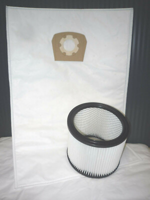10 Staubsaugerbeutel + 1 Filter geeignet für Masko 30 Liter 1800 W Sauger