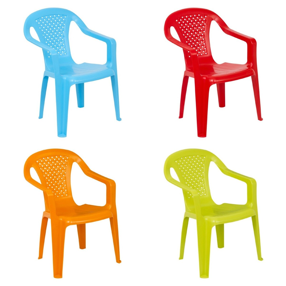 Children's Indoor Outdoor Stackable Garden Plastic Colourful