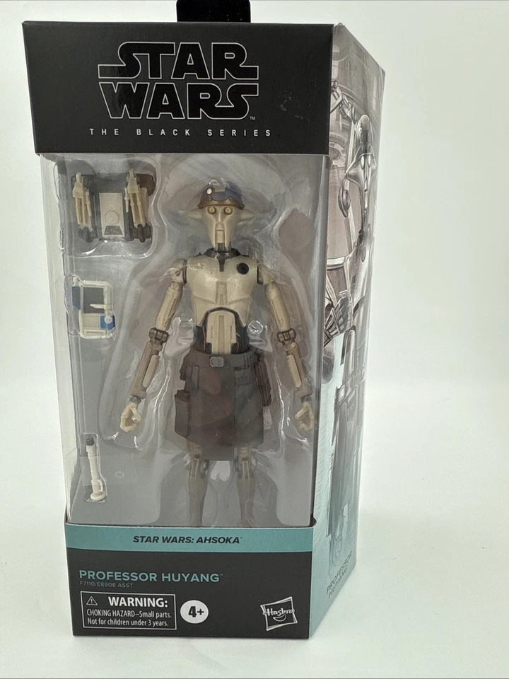 "Figura de acción Hasbro Star Wars The Black Series Ahsoka HK-87 Professor Huyang 6""" Foto 2 de 4