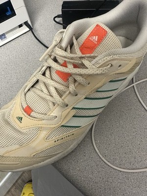 USED - ADIDAS SPIRITAIN 2000 (SZ 11.5) WONDERWHITE COREWHITE COURT GREEN
