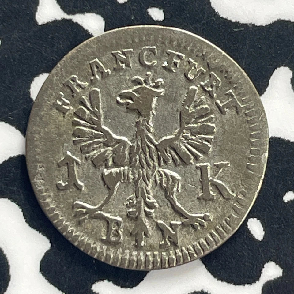 1773 Germany Frankfurt 1 Kreuzer Lot#GB152 City View - Image 2 of 2