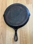 Griswold Cast Iron Skillet Griddle 108 201A Large Block Badge