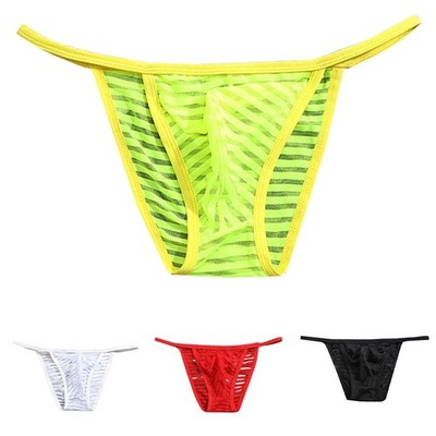 Atmungsaktiver Slip Low Waist Unterhose klassisches Motiv bequeme Passform sexy Style