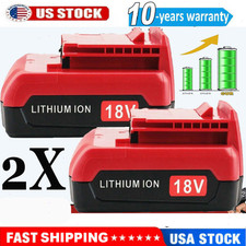 2PACK 18V Lithium Ion Battery FOR Porter Cable 18 Volt PC18B PC18BL PC18BLX Tool