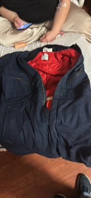 #ad #ad Walls Zero Zone Insulated Quilt Lined Blue Coveralls Canvas Work Clothes L 42 44 $40.00