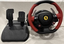 Thrustmaster Ferrari 458 Spider Racing Wheel & Pedal Set – Xbox One EXCELLENT!!