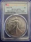 2022-W American Silver Eagle PCGS SP70-First Day of Issue ~ L👀K