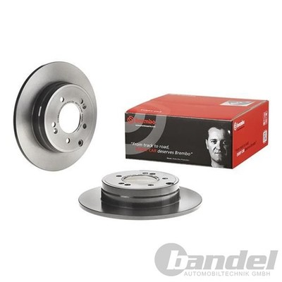 2X BREMBO BREMSSCHEIBEN 284mm VOLL HINTEN PASSEND FÜR HYUNDAI GRANDEUR IX35