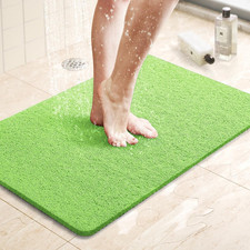 Shower Mat Bathtub Mat,24X16 Inch, Non-Slip Bath Mat with Drain, Quick Drying PV