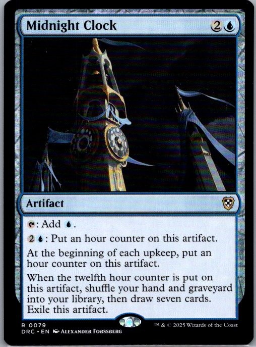 #79 Midnight Clock Commander: Aetherdrift Rare