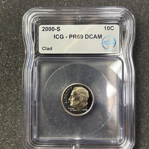 2000-S Roosevelt Dime Proof — photo from another recent sale