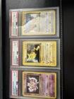 Pokémon TCG Movie Promos Mewtwo - Pikachu - Dragonite PSA 8