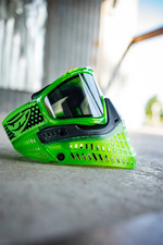 JT Proflex Paintball Mask - Lucky 15s Pro Team Edition - Ice Green