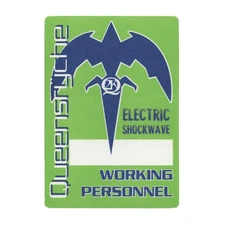 Queensryche 1999 Electric Shockwave Concert Tour Working Crew Backstage Pass