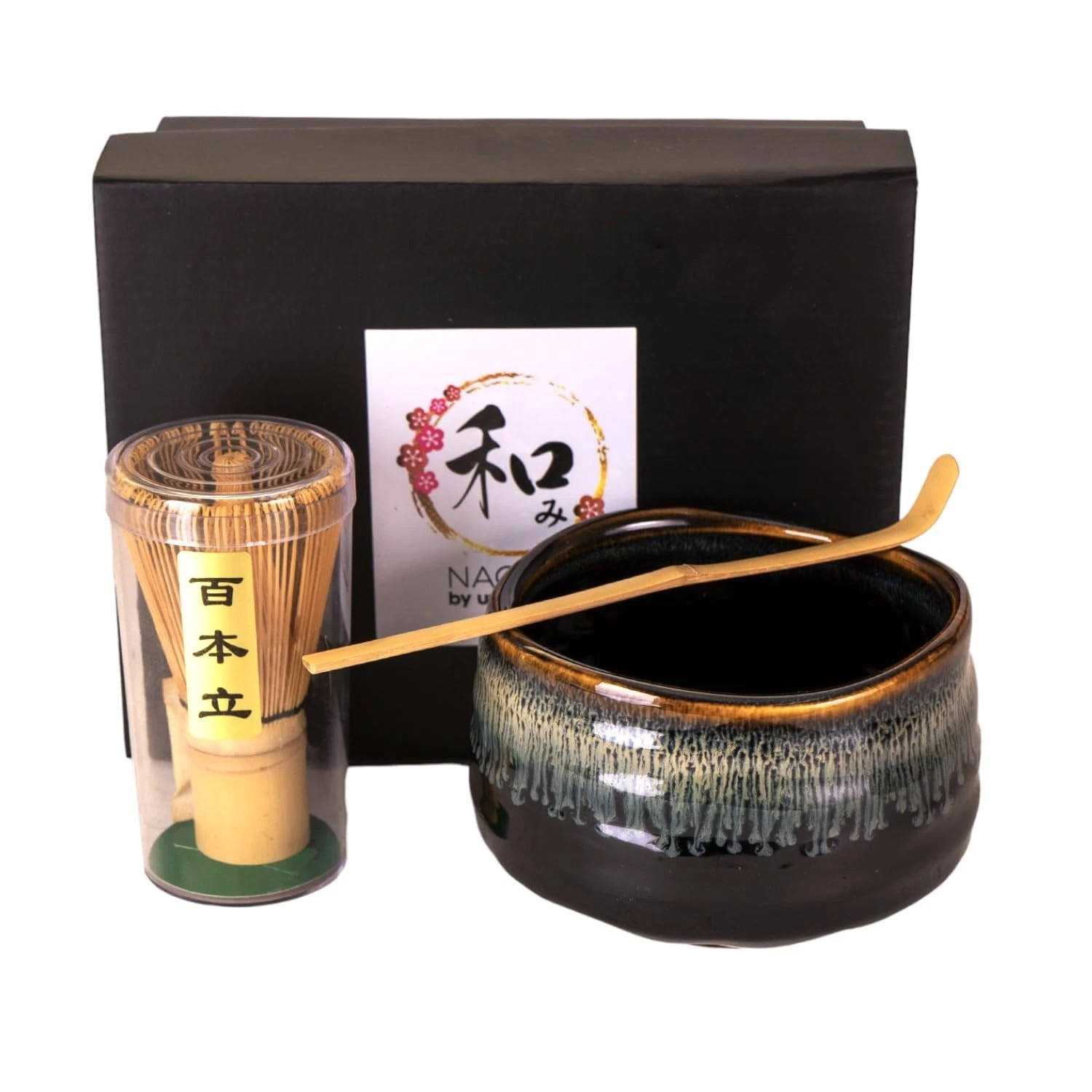 Matcha Bowl Whisk and Scoop Set 21oz Porcelain Matcha Bowl