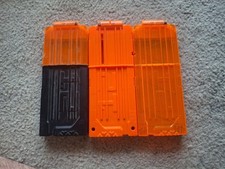  3 NERF N-Strike 12 Round Dart Clips Magazines