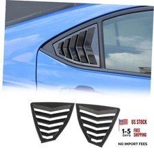 Rear Window Louver Cover Car Rear Side Window Louvers Air Vent Carbon Fiber