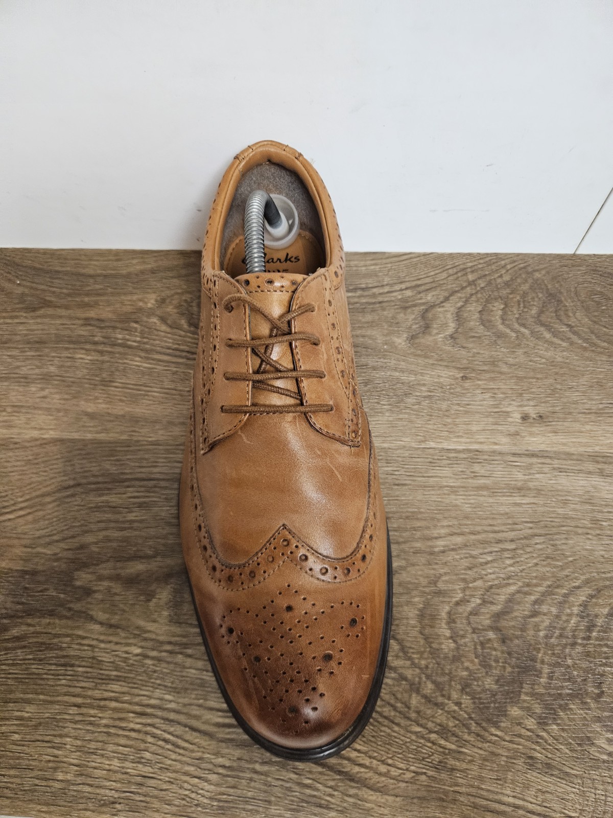 Clarks Gabson Limit Shoe Cushioned Leather Premium Oxford Brogues UK 8 H EU 42 image 10