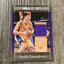 2017-18 Hoops Rookie Remembrance Memorabilia #30 Ivica Zubac Jersey NM-MT