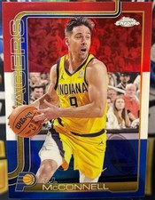 2025-26 Topps Chrome TJ McConnell Red White Blue #11