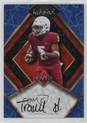2022 Wild Card Mania Diamond Blue Lazers 3/5 Travell Harris #AM-D44 Auto 0q0m