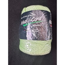 Maxi-Cord Braided Polypropylene Co Green 6mm 100 Yds Fade Resistant Crafting