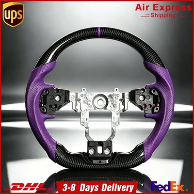 Carbon Fiber Purple Sport Steering Wheel for Mitsubishi Lancer Evolution 10-17
