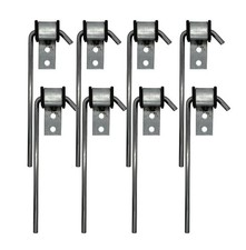 8 Pcs Heavy Duty Exhaust Hanger Rod Weld on -Universal Use Exhaust Hanger - 3...