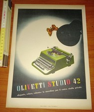 Pubblicità, Olivetti Studio 42 , 1940