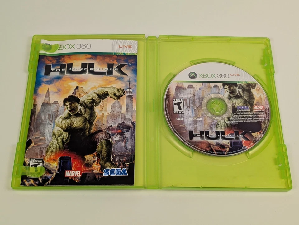 The Incredible Hulk (Microsoft Xbox 360, 2008) ➡️CIB  - Tested - Excellent 📀! - Image 3 of 4
